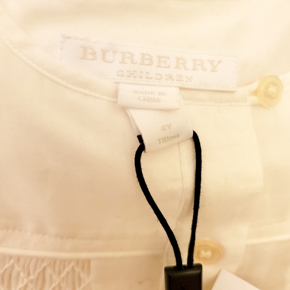 Burberry White Cotton Ruth Blouse - Picture 6 of 8
